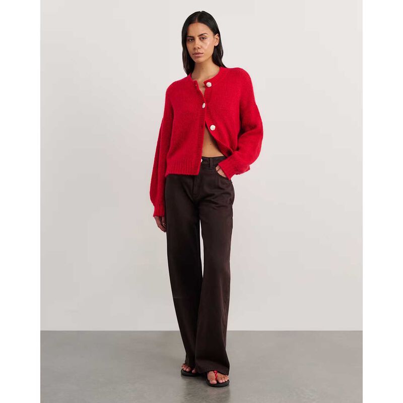 JAG Lily Fluffy Knit Ls Cardi image number 3